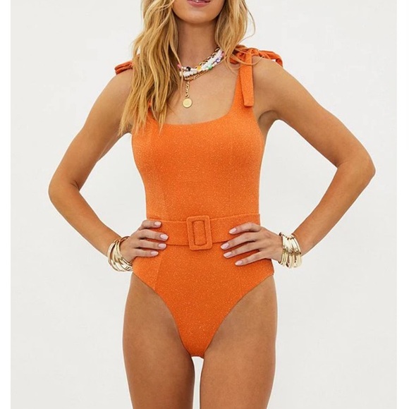 NWT - Beach Riot Sydney Belted One Piece Swimsuit - L - Picture 3 of 9